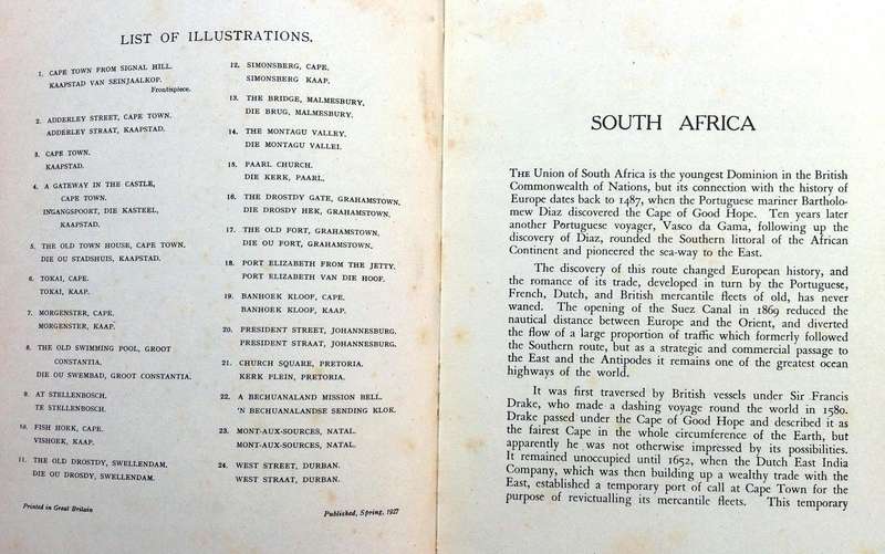 South Africa - A Series of Pencil Sketches by William M Timlin - Hardcover - Chittenden