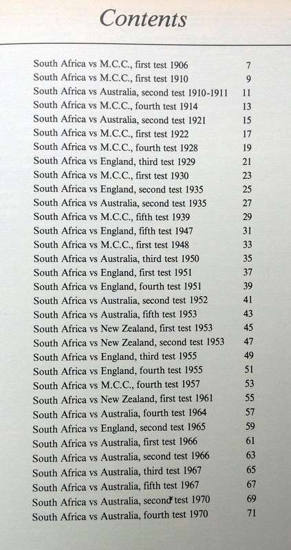 Great Springbok Cricket Tests - Chris Greyvenstein - 100 Years of Headlines