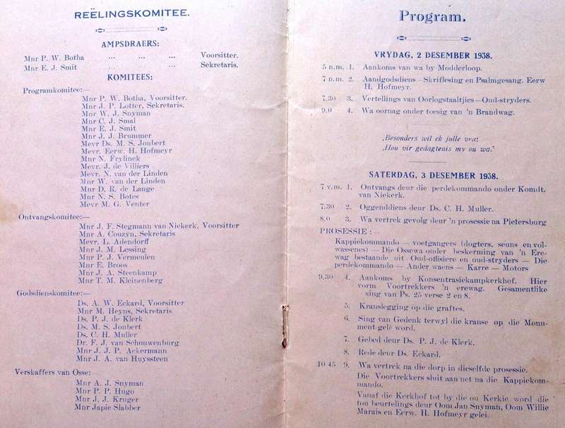 Op Louis Trichardt se Spoor - Eeufees - Ossewatrek - 1838 - 1938 Pietersburg
