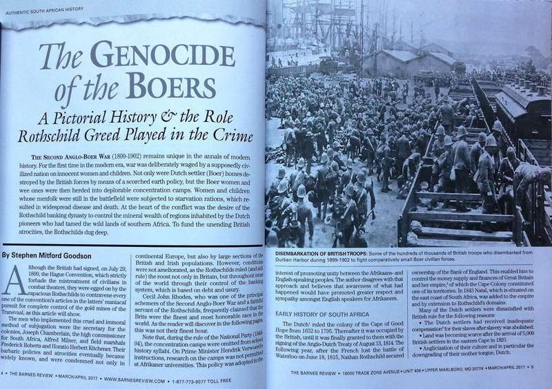 The Genocide of the Boers - Stephen Mitford Goodson