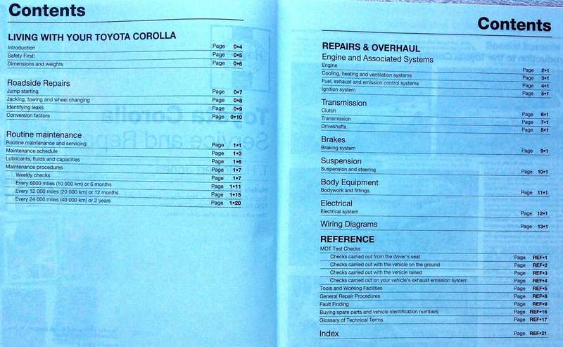 Toyota Corolla Sept 1987 to Aug 1992 - Haynes Service and Repair Manual No 1683 - Hardcover