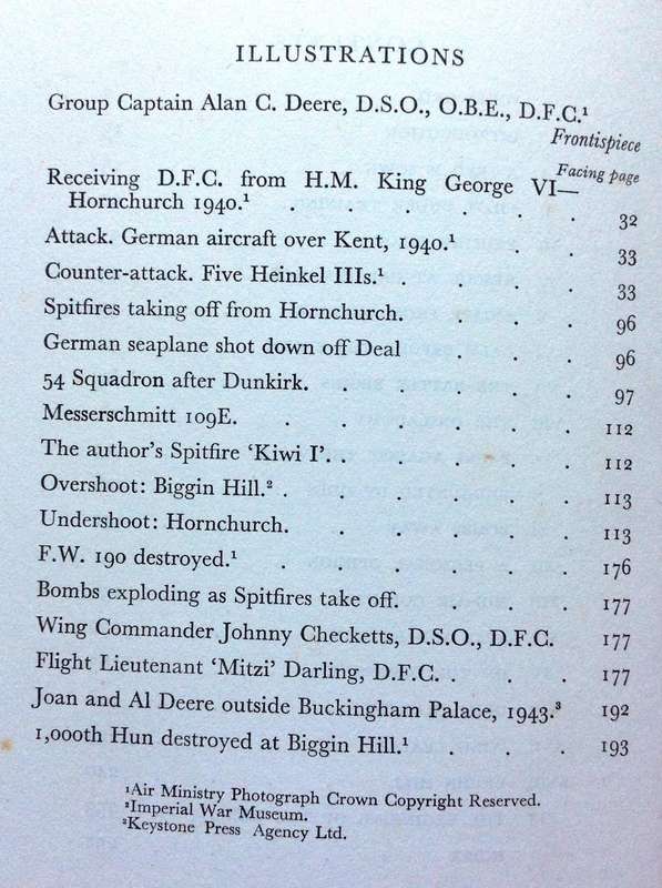 Nine Lives - Group Captain Alan C Deere DSO, OBE, DFC - Hardcover     Book signed by Author