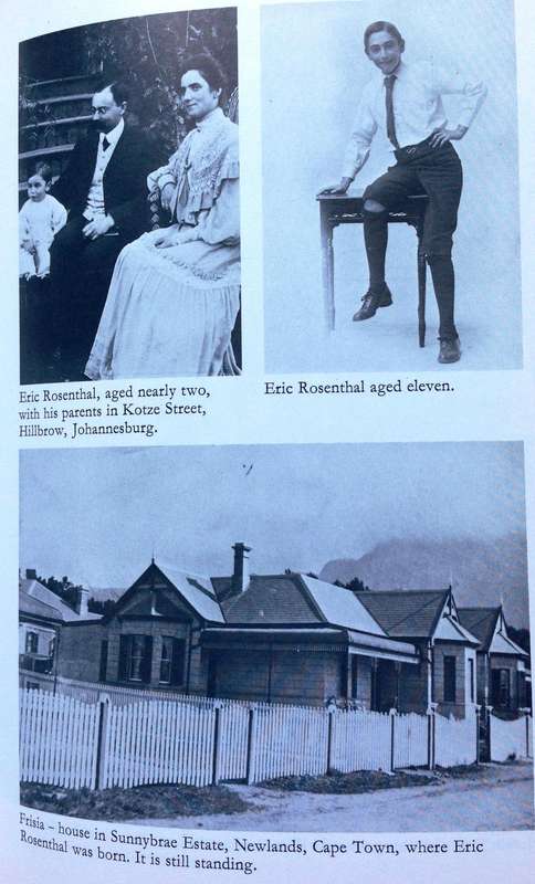 Eric Rosenthal - Memories and Sketches - Hardcover    Book signed and inscribed by Author