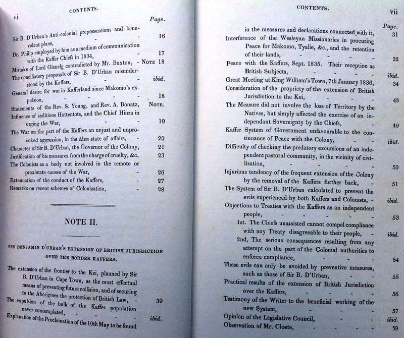 Notes on South African Affairs from 1834 to 1838 - William B Boyce (Wesleyan Missionary) - Hardcover