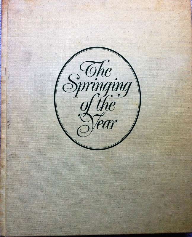The Springing of the Year - Gillian Rattray - signed proofread copy with corrections in pencil