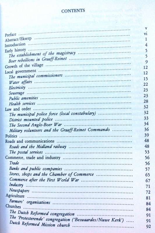 Graaff-Reinet 1786 - 1986 - A de V Minnaar - Book signed by Author