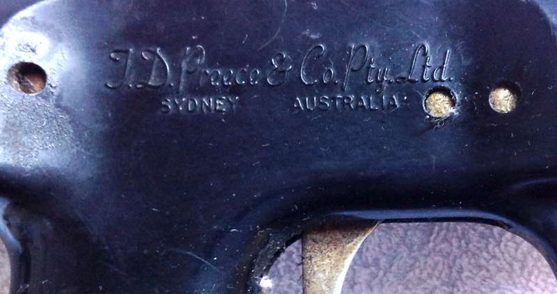 Vintage stainless steel Sea Hornet spear gun  Made by J D Preece and Co Pty Ltd, Sydney, Australia