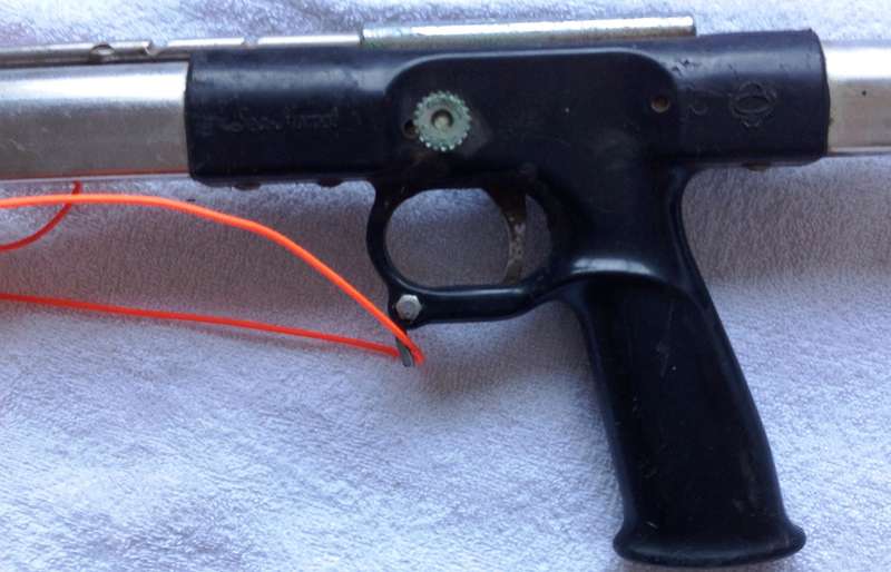 Vintage stainless steel Sea Hornet spear gun  Made by J D Preece and Co Pty Ltd, Sydney, Australia