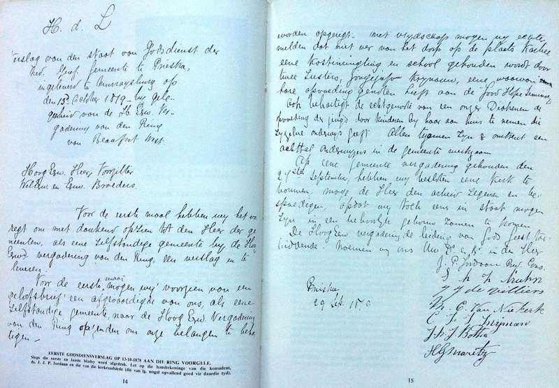 Prieska se Gister - EEUFEESGEDENKBOEK - 1878 - 1978 - A P Smit - Hardeband