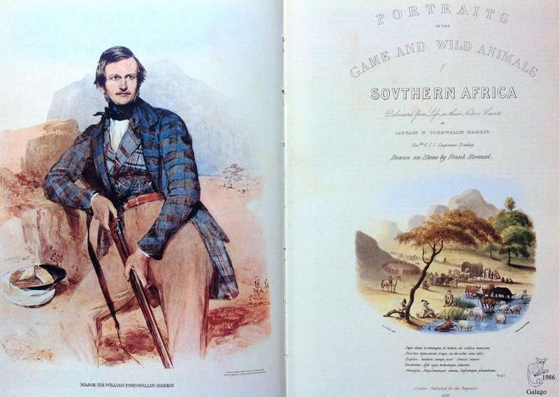 Portraits of the Game and Wild Animals of Southern Africa - Capt W Cornwallis Harris - Hardcover