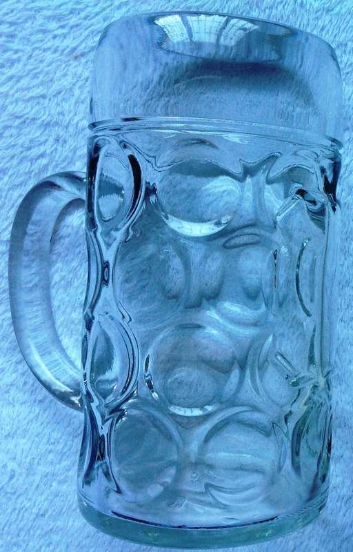 Austrian Dimpled Stein Beer Mug - One Litre