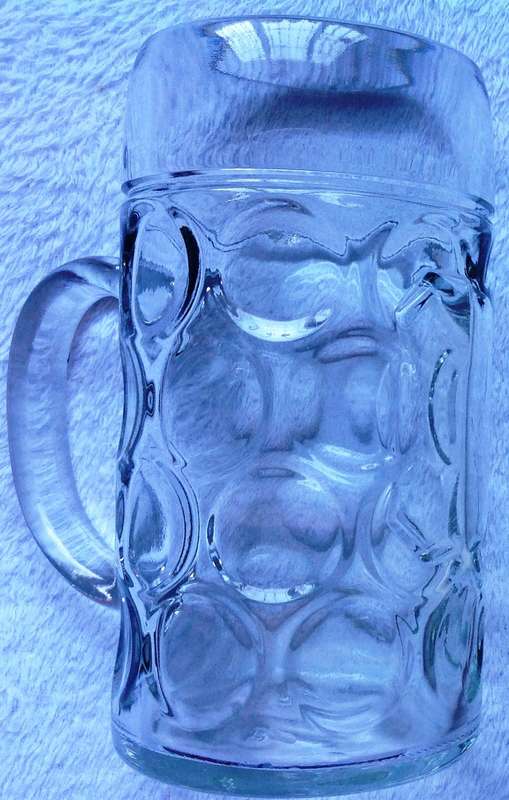 Austrian Dimpled Stein Beer Mug - One Litre