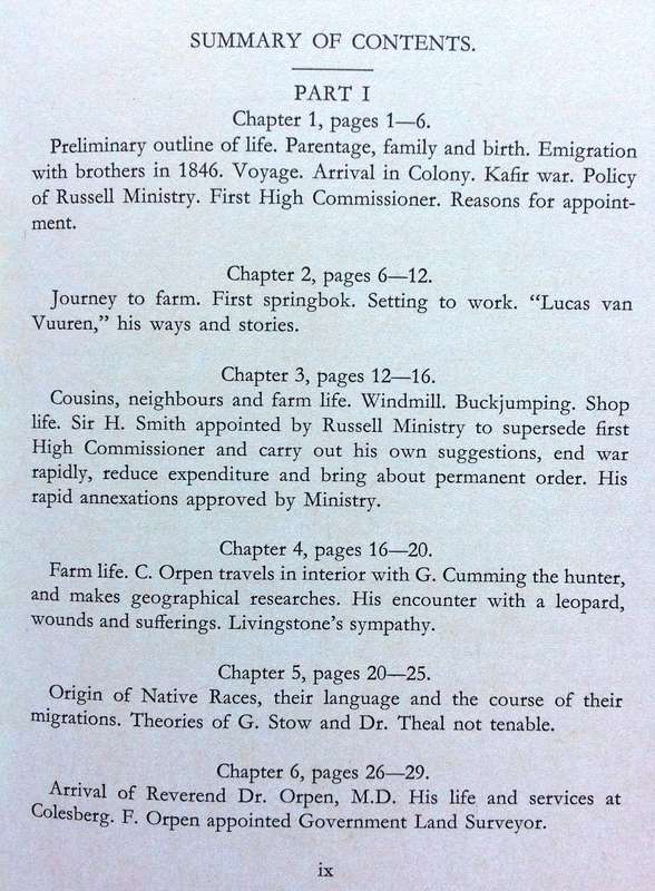Reminiscences of Life in South Africa-Joseph Millerd Orpen-Hardcover - Volumes 1 and 2 - Ltd edition