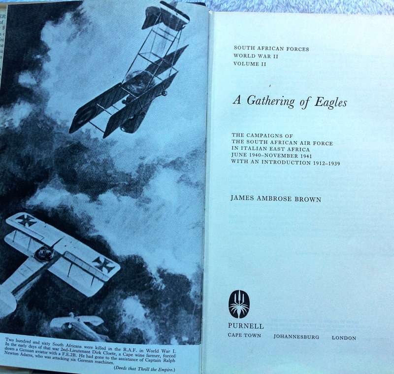 A Gathering of Eagles - James Ambrose Brown - Hardcover-South African Forces World War 2-Volume 2
