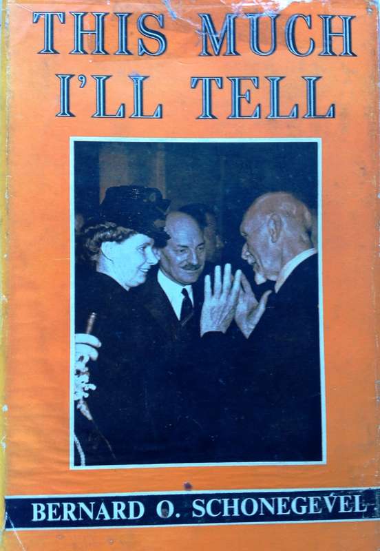 This Much I'll Tell - Bernard O Schonegevel - Hardcover