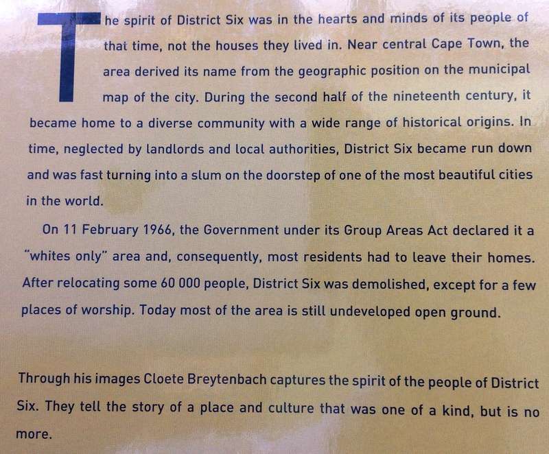 The Spirit of District Six - Cloete Breytenbach  Text by Brian Barrow - brand new book