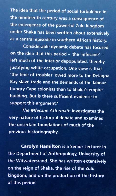 The Mfecane Aftermath - Edited by Carolyn Hamilton