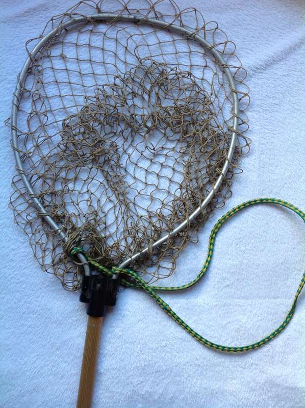 Aluminium fresh water fish landing net