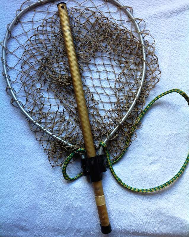 Aluminium fresh water fish landing net