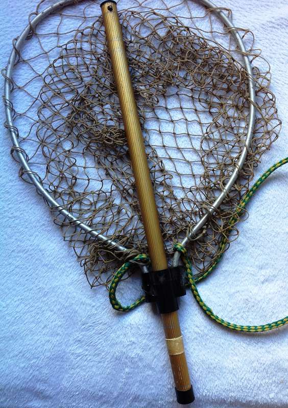 Aluminium fresh water fish landing net