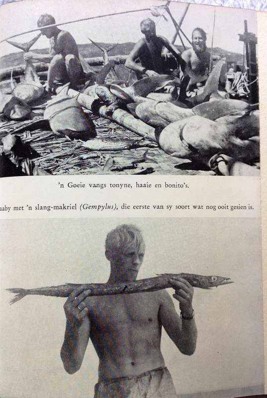 Die Kon-Tiki Ekspedisie - Thor Heyerdahl - Hardeband    Eerste Afrikaanse Uitgawe 1953