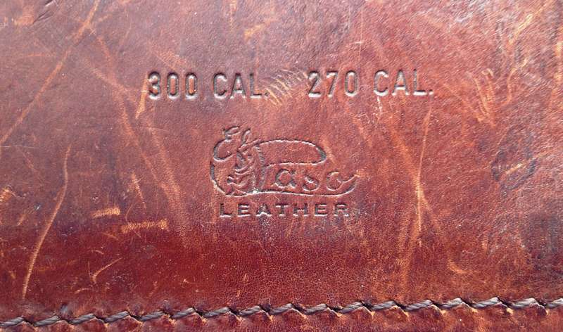 Leather cartridge holder for 10 rounds     300 cal and 270 cal