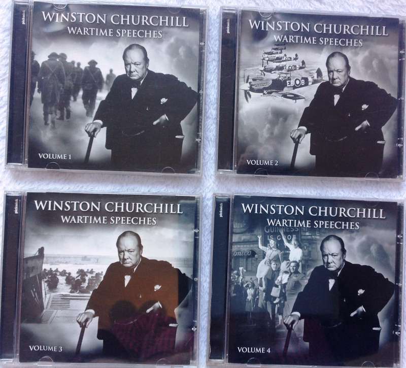 Winston Churchill - Wartime Speeches - 4 CD set
