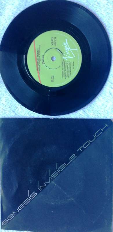 Seven single vinyl record - 45 RPM - Genesis - Invisible Touch & The Last Domino  VS 672