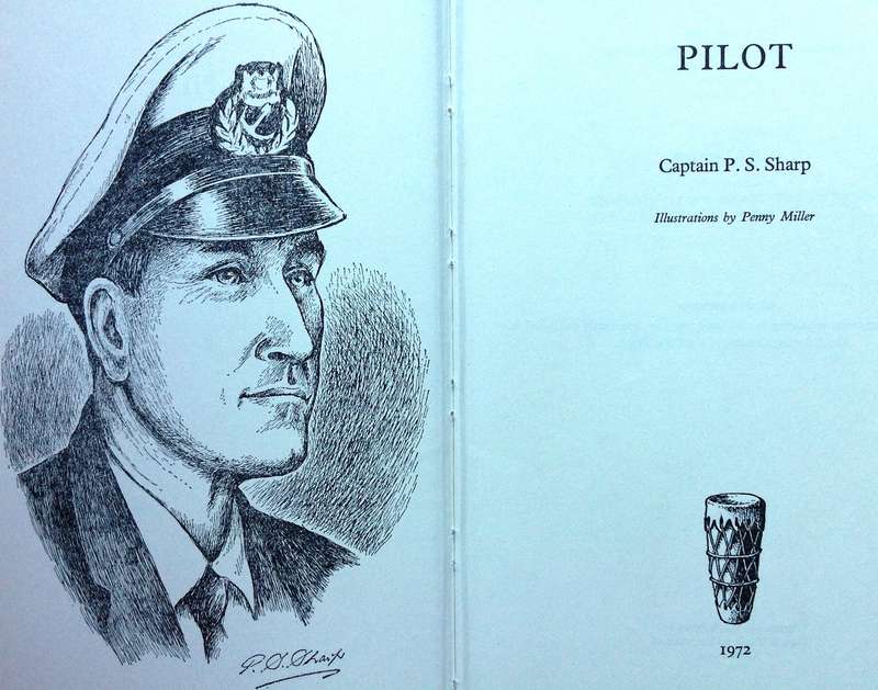 Two books by Captain P Sharp - Outward from Port Natal and Pilot - Hardcover