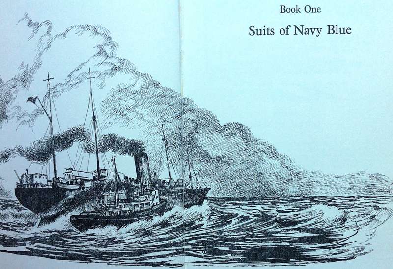 Two books by Captain P Sharp - Outward from Port Natal and Pilot - Hardcover