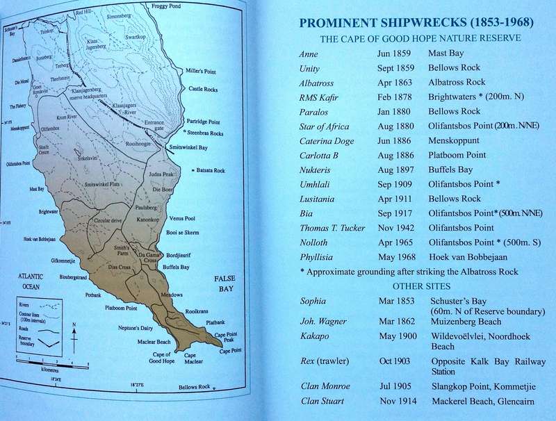 On the Rocks-Memorable South Peninsula Shipwrecks 1853-1968-Michael Walker- Book signed by Author