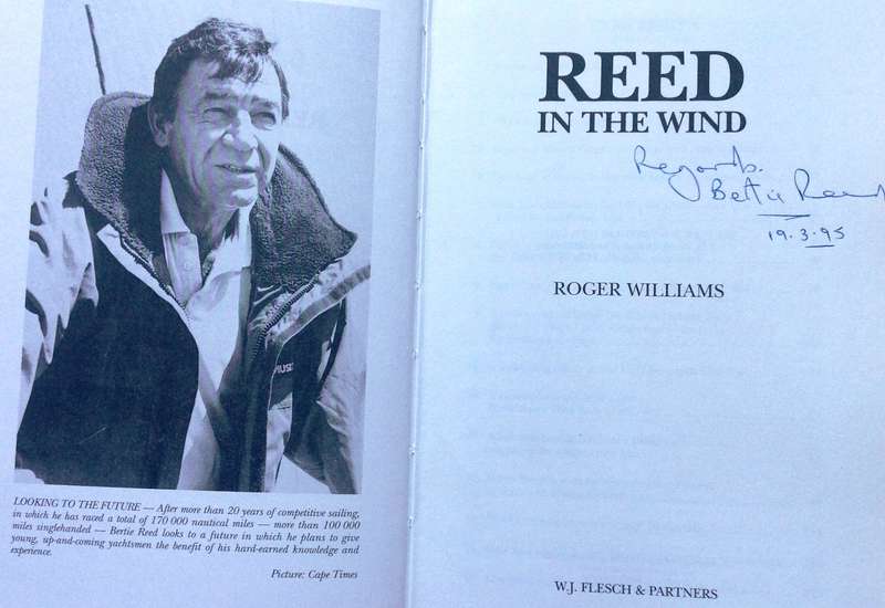 Reed in the Wind - Roger Williams - book signed by Bertie Reed