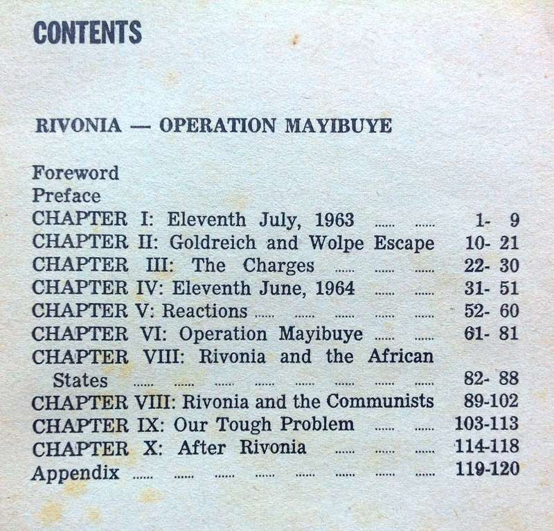 Rivonia - Operation Mayibuye