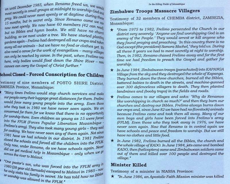 In the Killing Fields of Mozambique - Peter Hammond