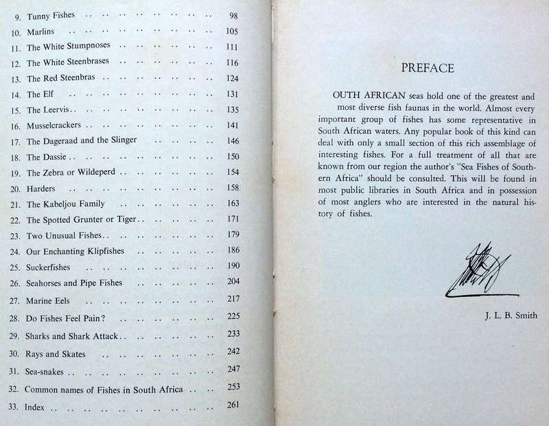 Our Fishes - Prof J L B Smith - Hardcover     With illustrations by Margaret M Smith