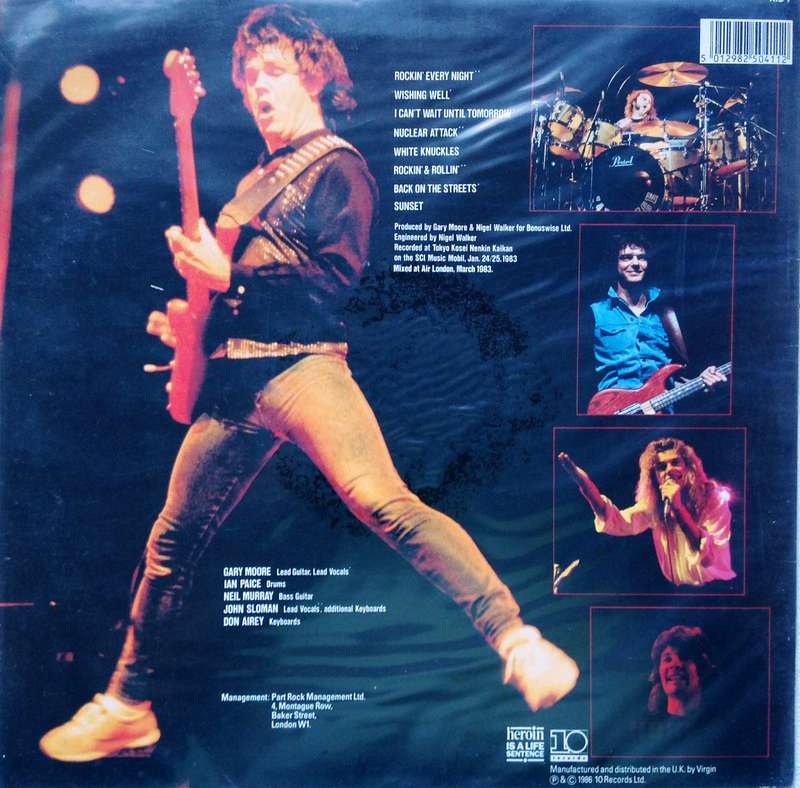 Gary Moore - Rockin' Every Night - Live in Japan - Vinyl Long Playing Record - XID 1