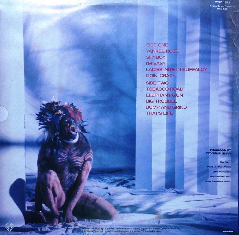 David Lee Roth - Eat Em and Smile - Vinyl Long Playing Record - WBC 1611