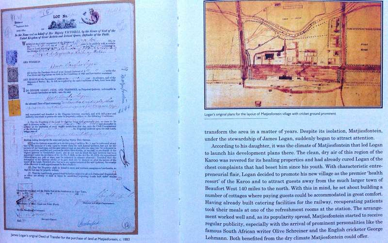 Empire, War & Cricket in South Africa-Logan of Matjiesfontein-Dean Allen-Hardcover-book signed