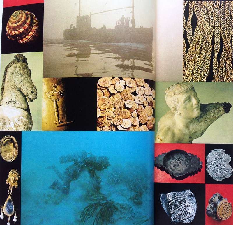 Undersea Treasures-S S Abbott, R Cahill, W Graves, M Peterson, R Stenuit, P Throckmorton-Hardcover