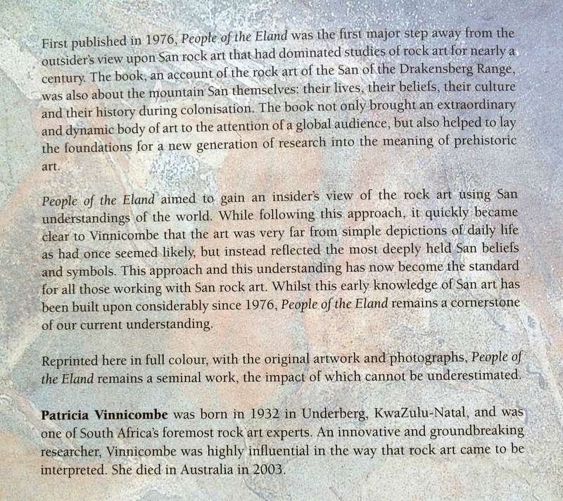 People of the Eland - Patricia Vinnicombe - Republished 2009 (First published 1976)