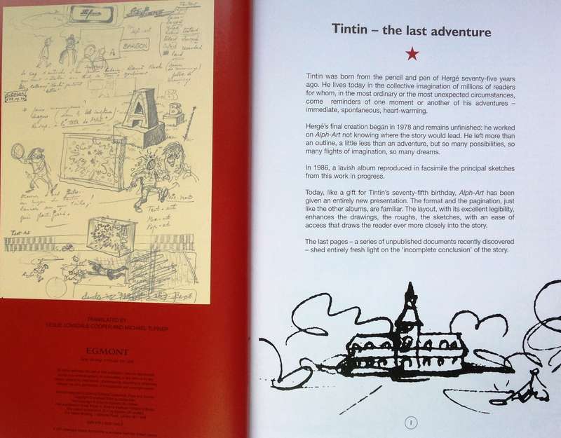 Tintin and Alph-Art - Herge - Hardcover - Brand new
