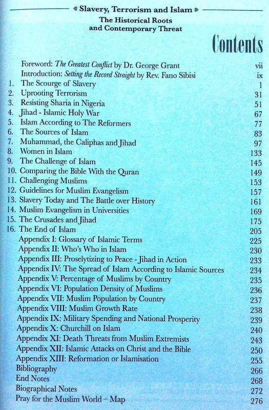 Slavery Terrorism and Islam - The Historical Roots and Contemporary Threat - Dr Peter Hammond