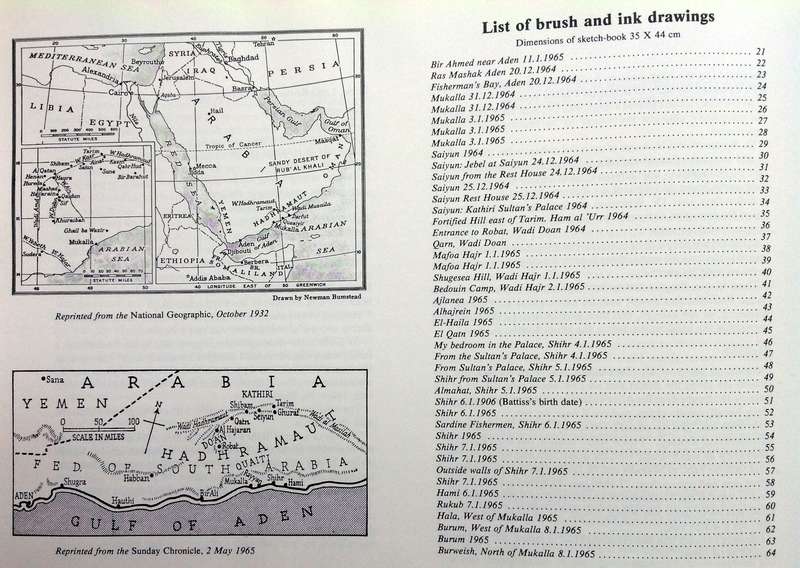 BATTISS in the Hadhramaut-sketches of Southern Arabia by Murray & Elzabe Schoonraad - signed, ltd ed