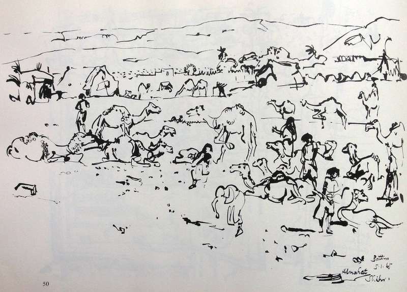 BATTISS in the Hadhramaut-sketches of Southern Arabia by Murray & Elzabe Schoonraad - signed, ltd ed