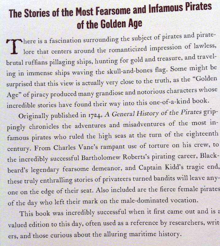 A General History of The Pirates - Captain Charles Johnson
