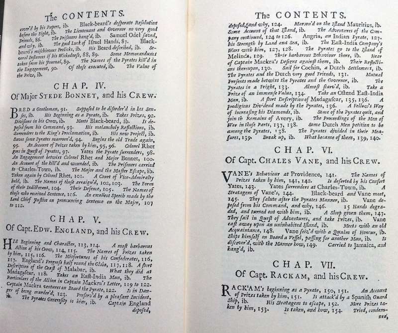 A General History of The Pirates - Captain Charles Johnson