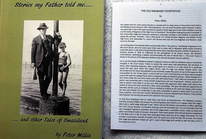 Stories my Father told me.....and other Tales of Swaziland  by Peter Millin  Book signed by Author