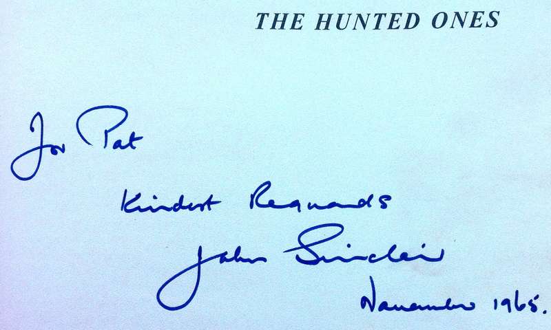 The Hunted Ones - John Sinclair - Hardcover - Book signed by Author - Book 1 of 3-book series