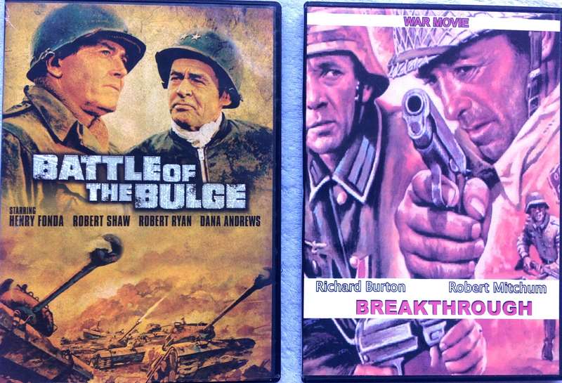 DVD Battle of the Bulge - 1965 film & DVD Breakthrough - 1979 film