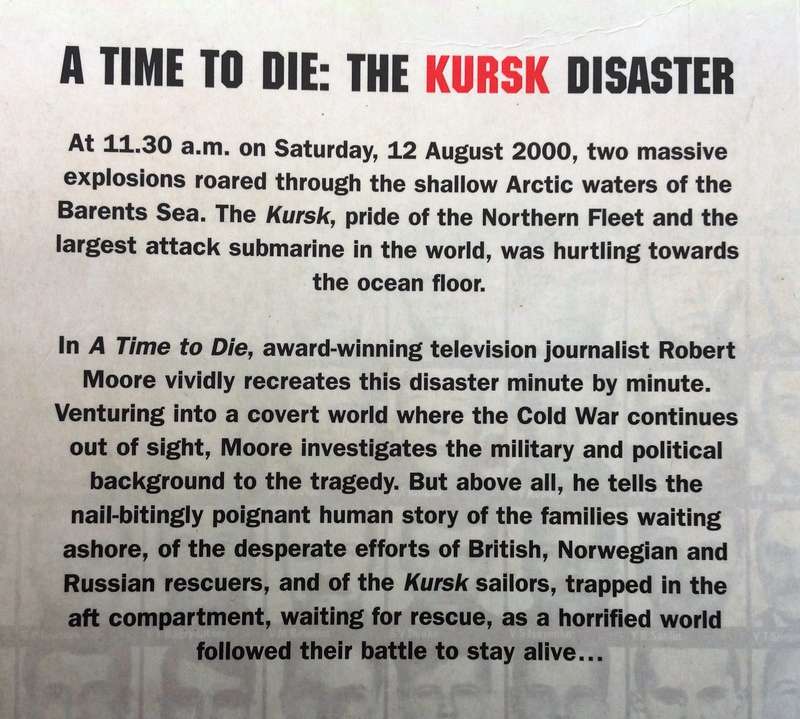 A Time to Die - The Kursk Disaster - Robert Moore